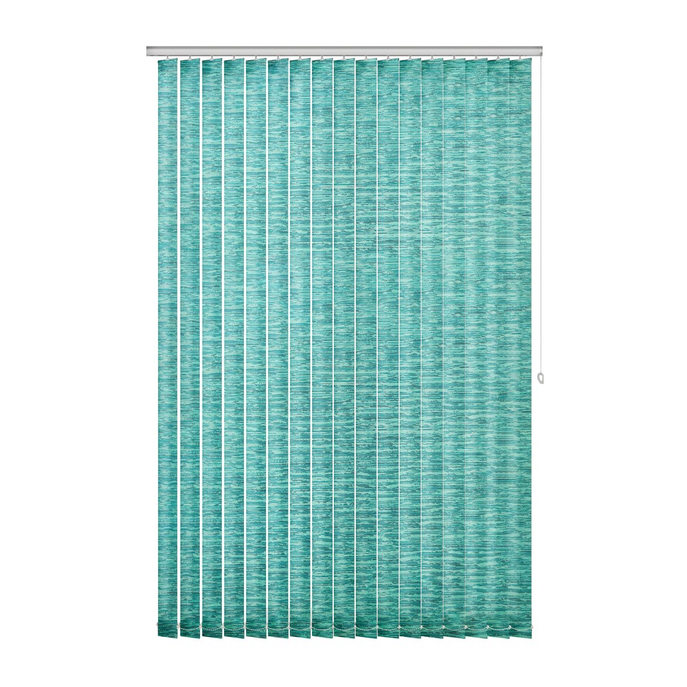 Aqua: The Fabric Box Vertical Blinds Alvor Aqua