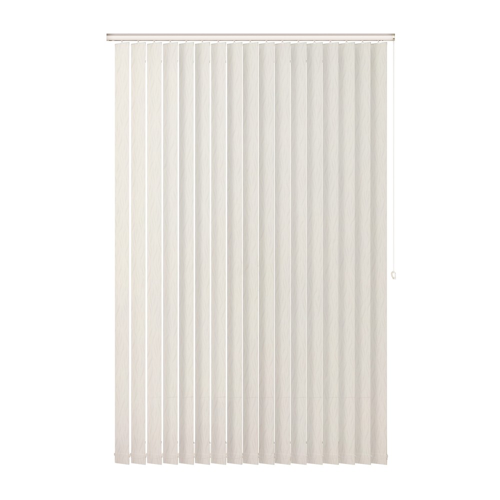 Ivory: The Fabric Box Vertical Blinds Legacy Ivory