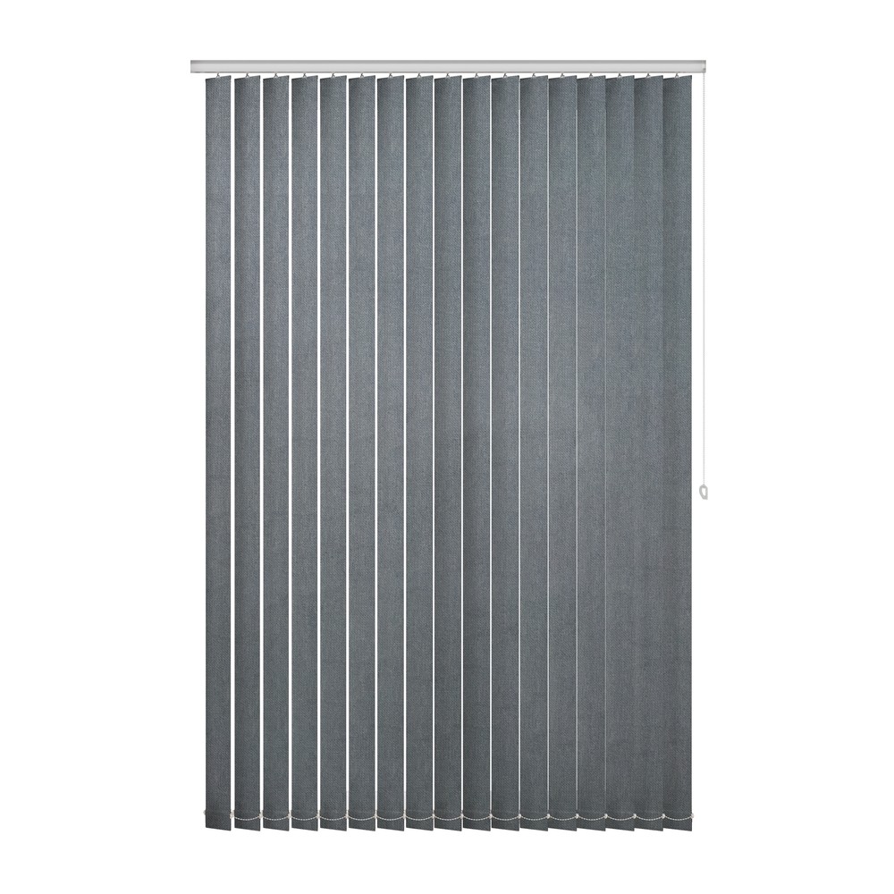 Denim: The Fabric Box Vertical Blinds Hanson Denim
