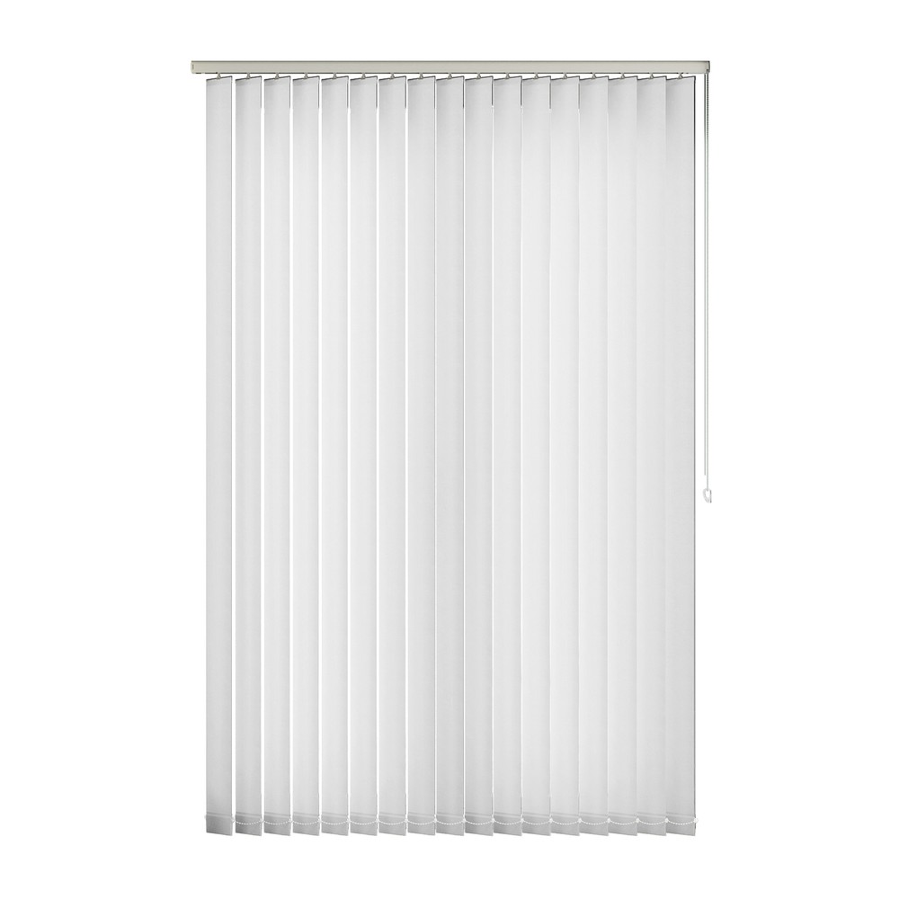 Frost: The Fabric Box Vertical Blinds Splash Frost