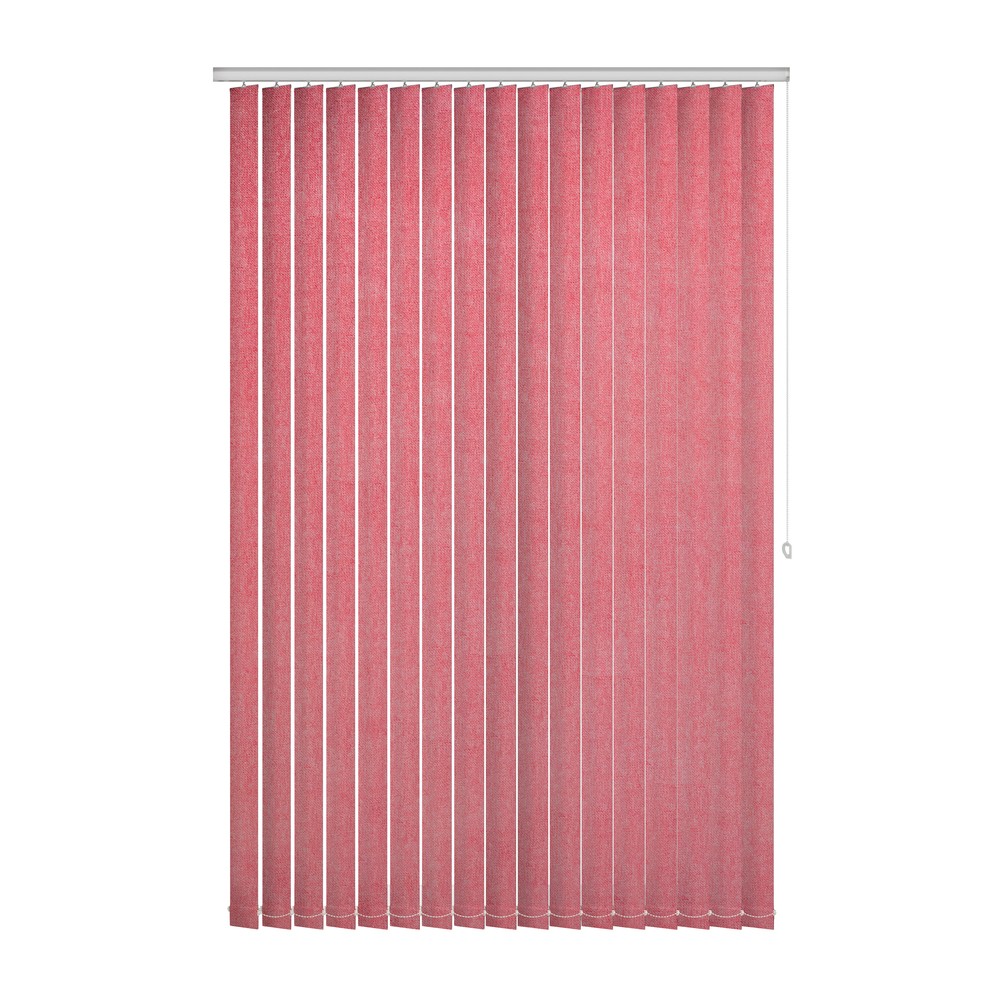 Chilli: The Fabric Box Vertical Blinds Hanson Chilli