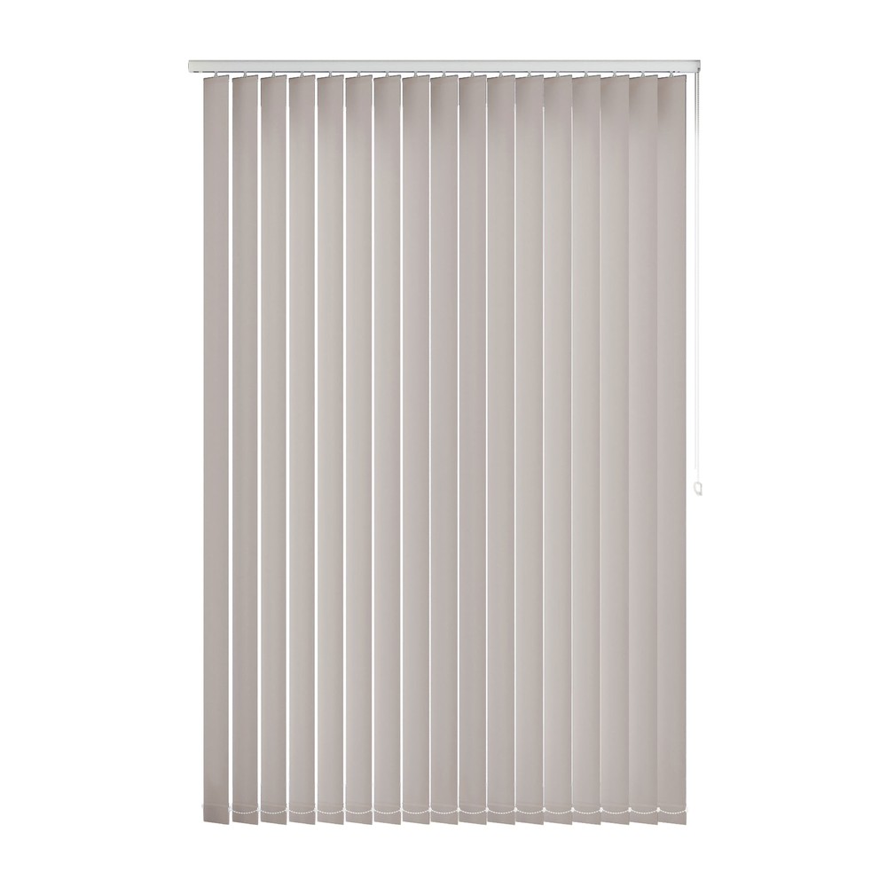 Dove: The Fabric Box Vertical Blinds Bella Dove