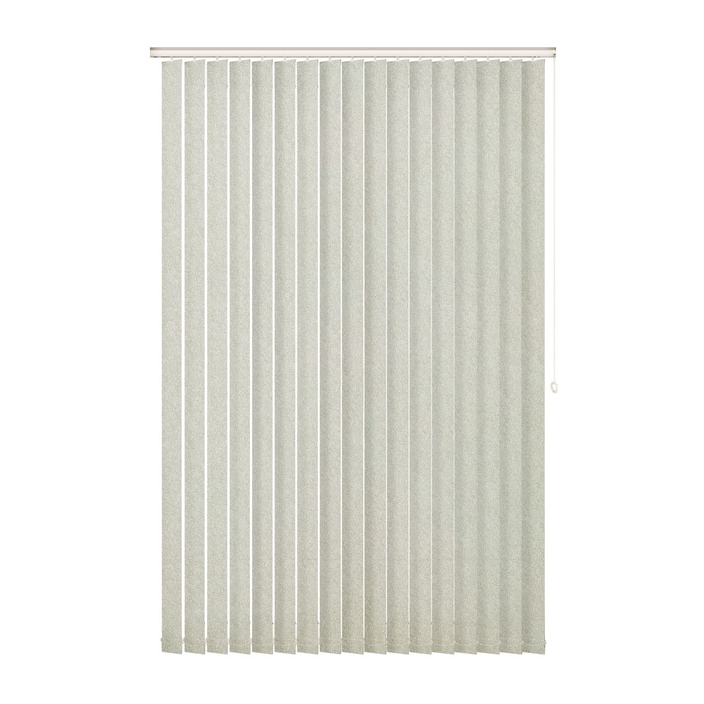 Sage: The Fabric Box Vertical Blinds Glimpse Sage