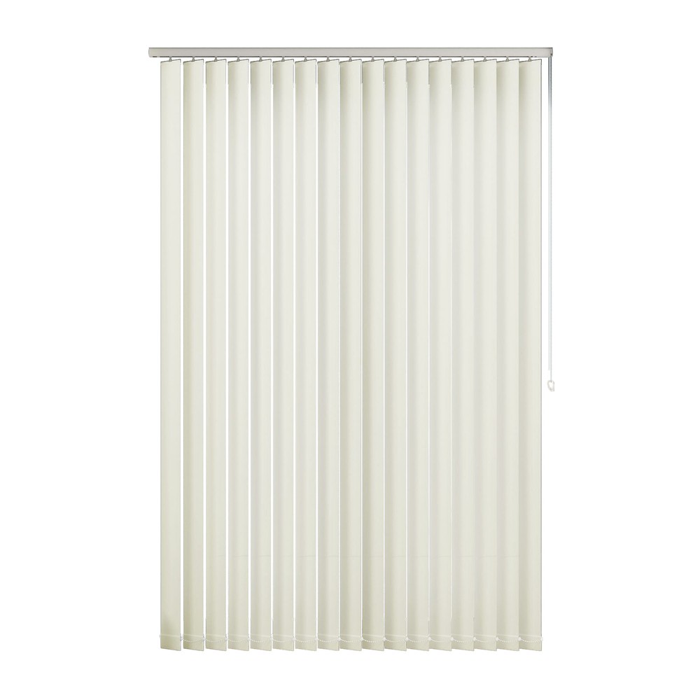 Butter: The Fabric Box Vertical Blinds Unilux Butter