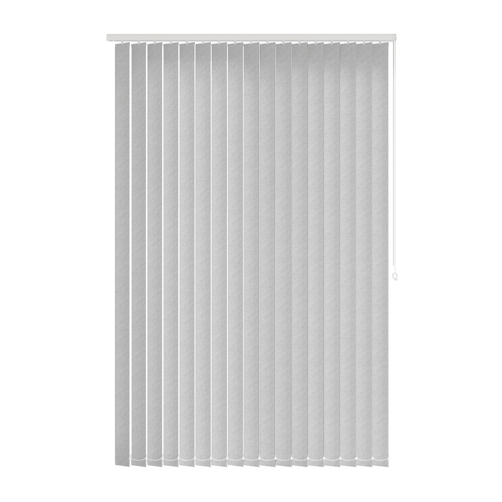 Lunar: The Fabric Box Vertical Blinds Linden Lunar