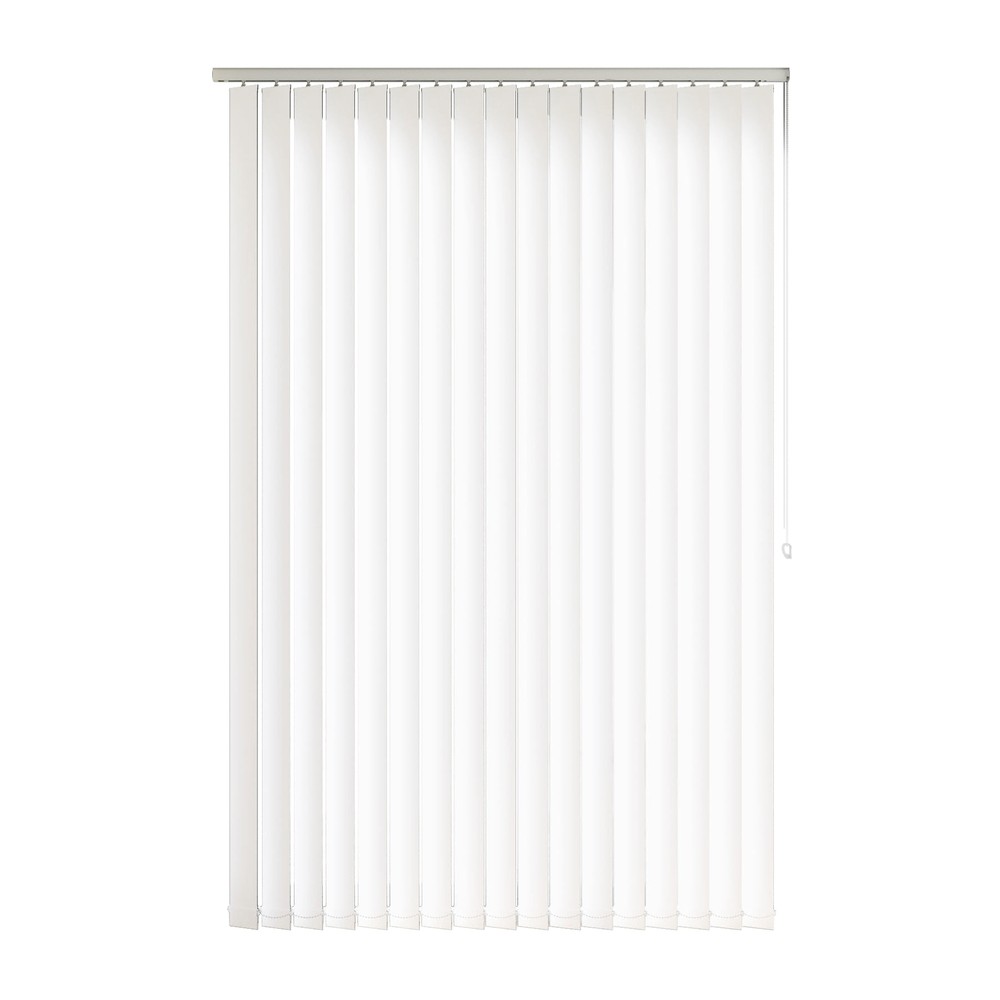 Gesso: The Fabric Box Vertical Blinds Sirocco Gesso