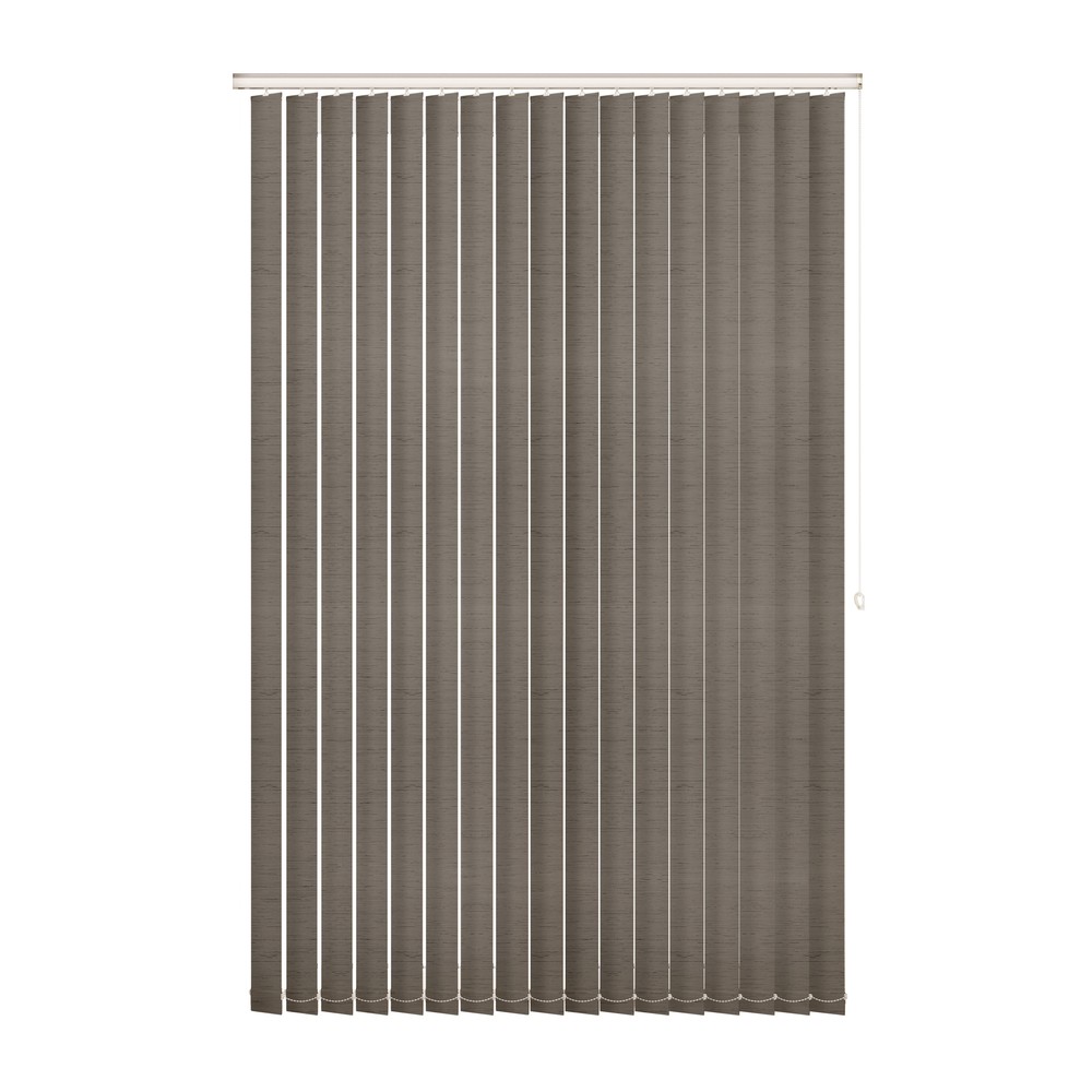 Graphite: The Fabric Box Vertical Blinds Plaza Graphite